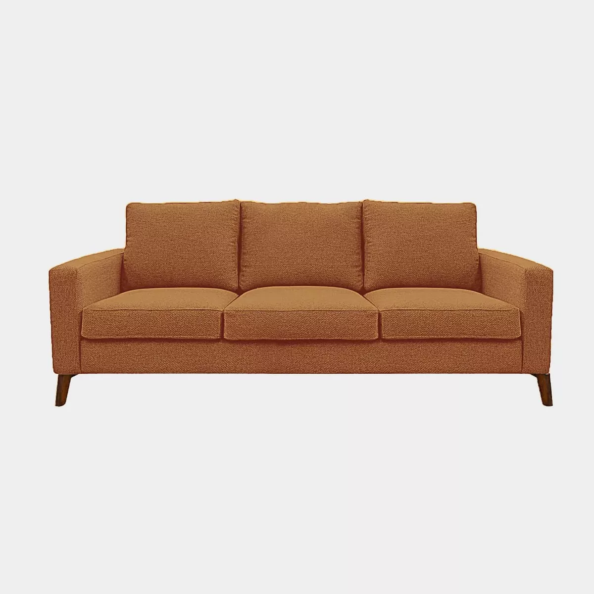 Sofá Sala Sillón Tres Plazas Praga Tela Curri Inlab Muebles