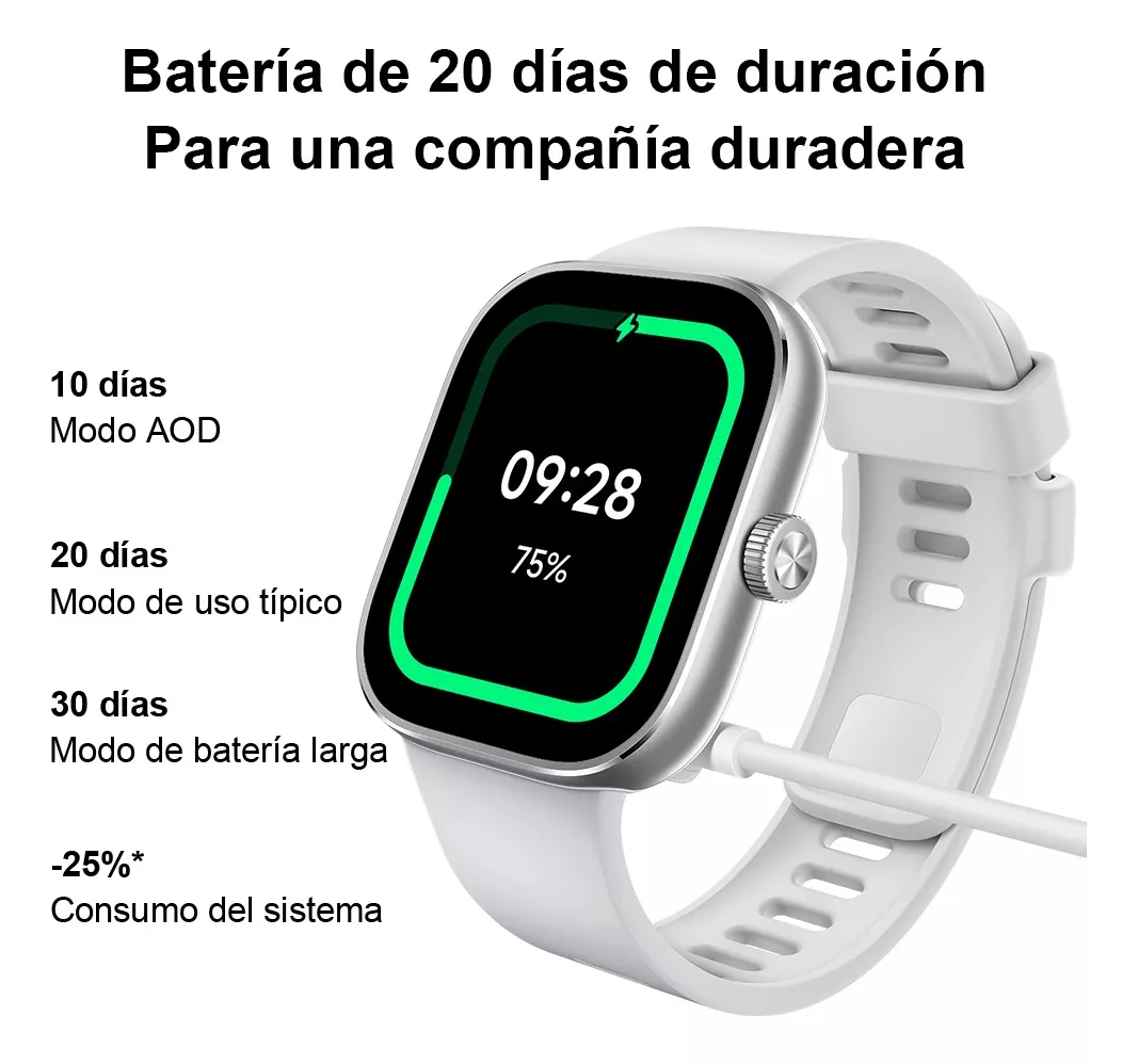 Reloj Inteligente Xiaomi Redmi reloj 4 1.97 Amoled Gray