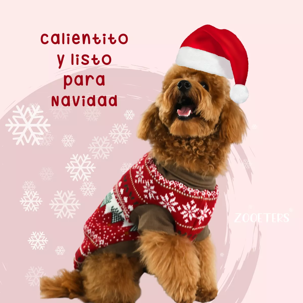 Sueter Navideño Perro Gato Razas Pequeñas Chico Zooeters