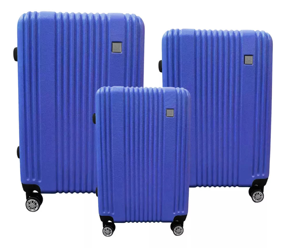 Set 3 Maletas Completas Plastico Viaje Ruedas 360 Y Candado