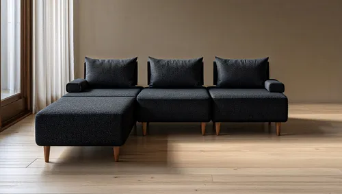 Sala Sill&oacute;n Modular L Esquinera Sof&aacute; | 3 Sillones + Taburete