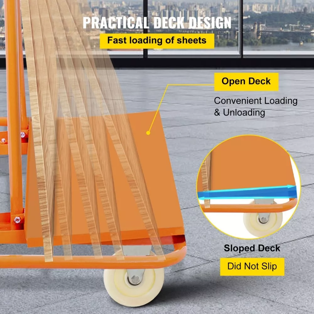 Carrito Para Paneles De Yeso 3000lbs Carretillas Con Ruedas