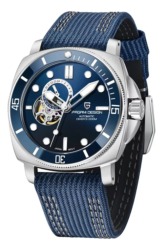 Reloj De Buceo Mec&aacute;nico Pagani Design Deportes Para Hombre