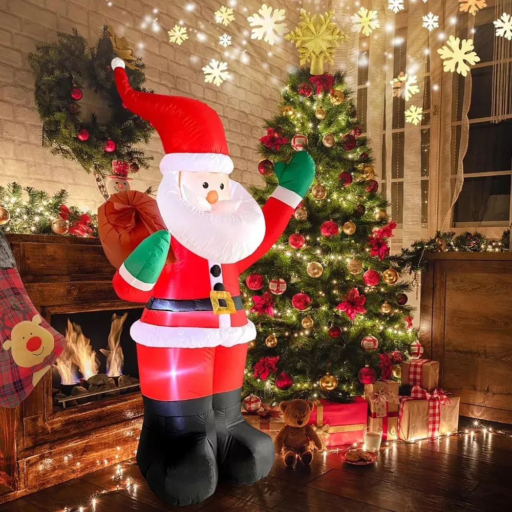 Regalos Navideños Santa Claus Inflable Navidad Muñeca 1.8m