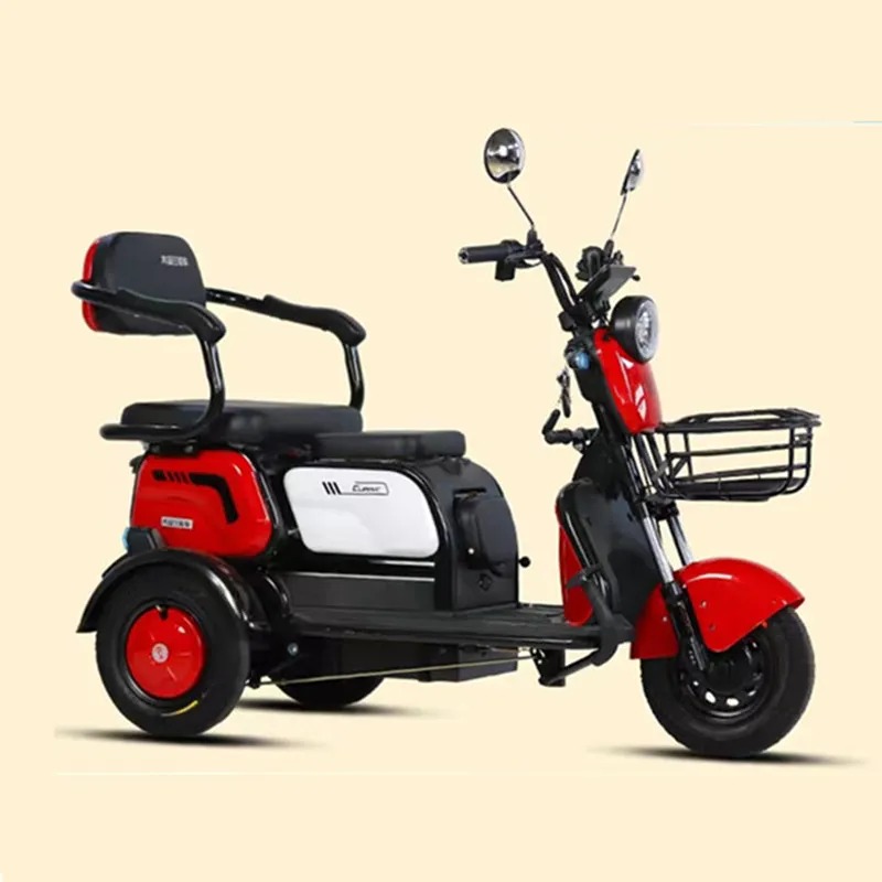 Triciclo Eléctrico Recreativo 60V 650W Triciclo Eléctrico para Pasajeros para Adultos