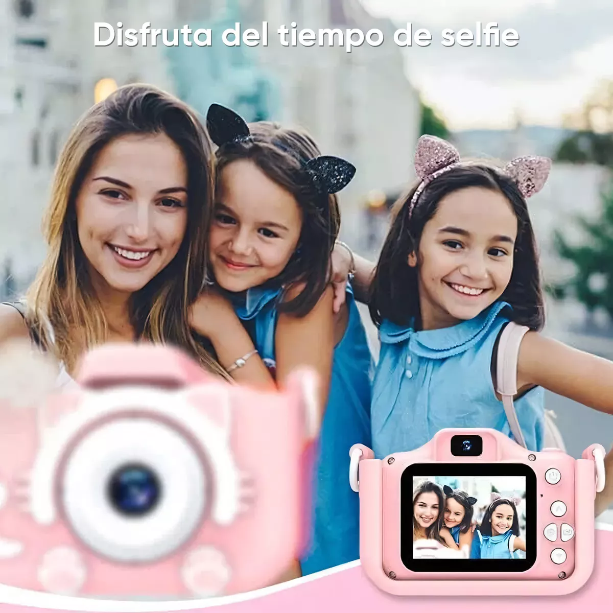 Cámara Digital Para Niños Video Regalo Jueguete C/tarjeta Sd