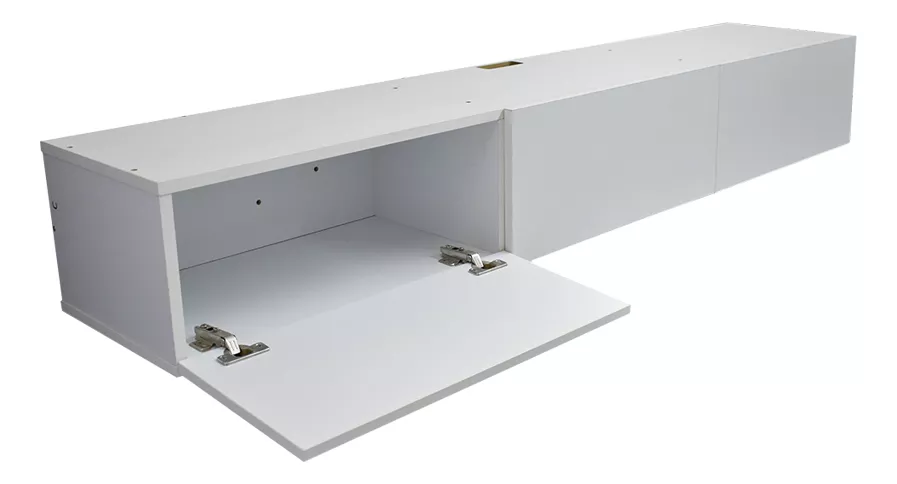 Centro De Entretenimiento Flotante Cerrado 160 Cm Para Tv