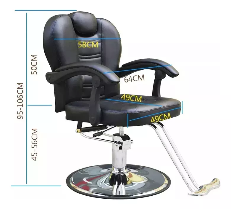 Sillon Silla Barbero Barberia Estetica Peluqueria Neumatico