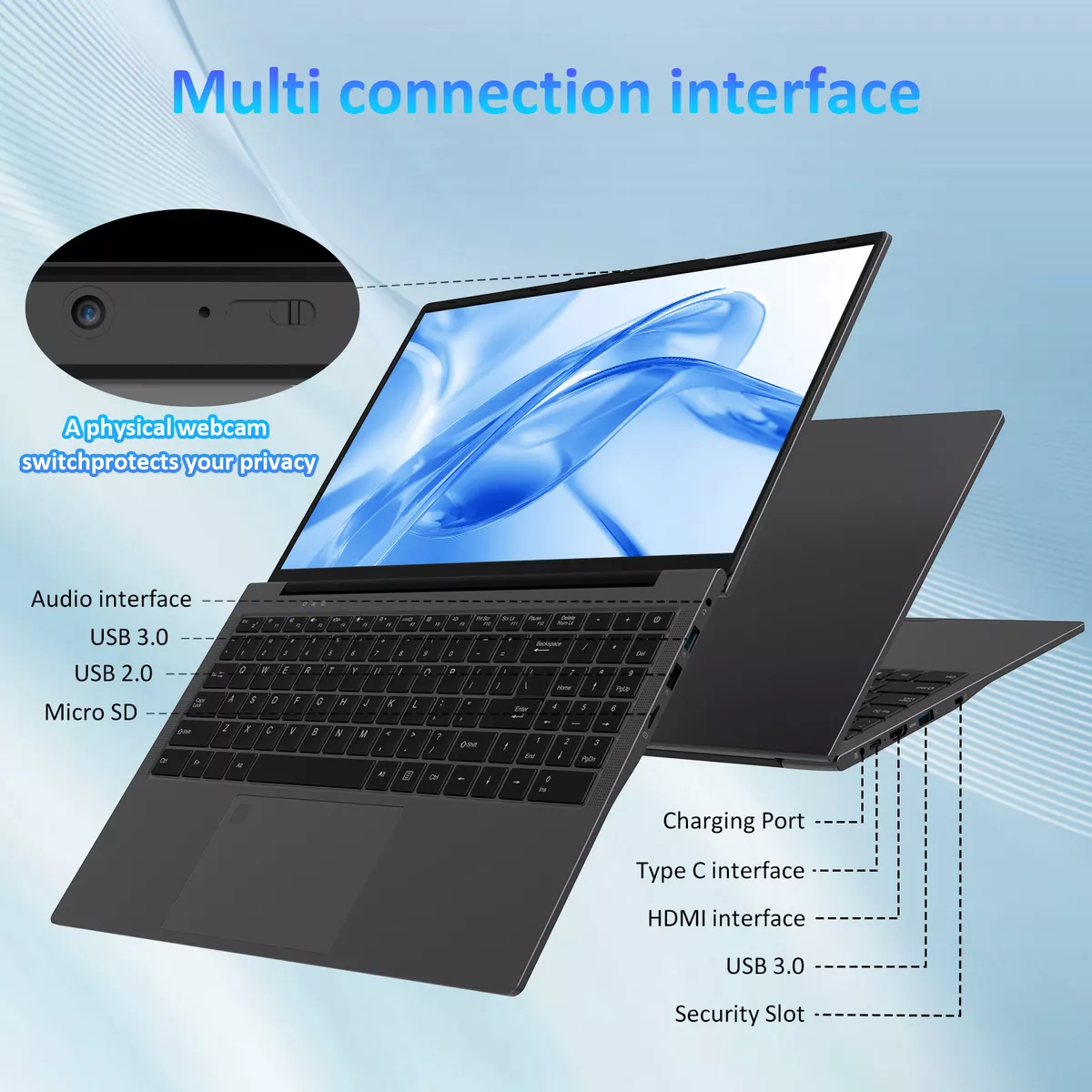 Auusda 15.6 Laptop 16gb Ram+ 1024gb Ssd Intel N95 Win11 Pro