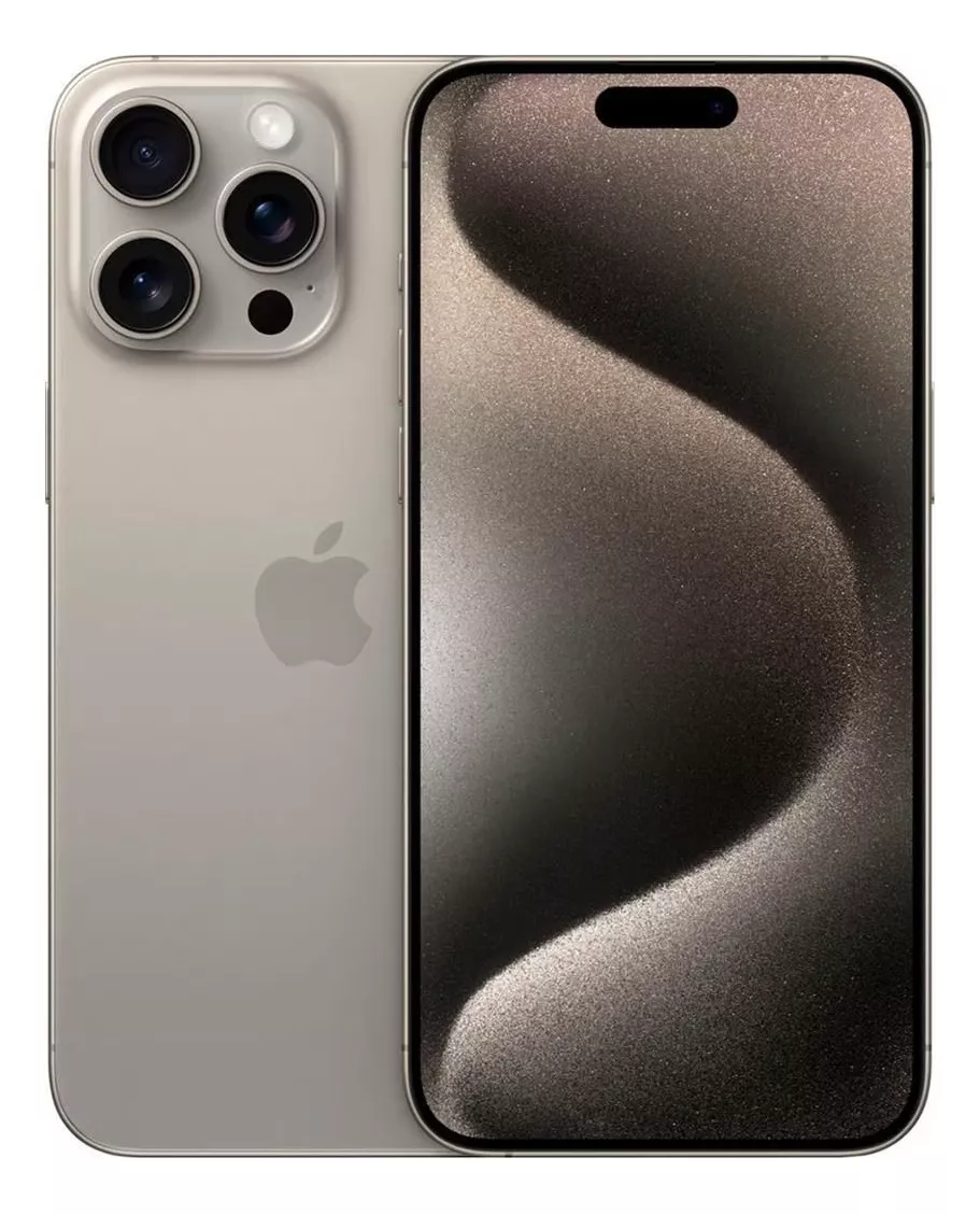 Apple iPhone 15 Pro Max (256 Gb)-Titanio Natural Garant&iacute;a caja abierta Mercado L&iacute;der (Reacondicionado)