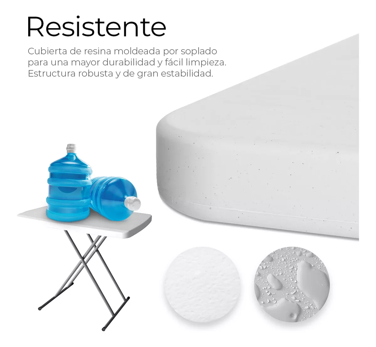 Mesa De Servicio Chica Plegable Ajustable 8 Elevaciones