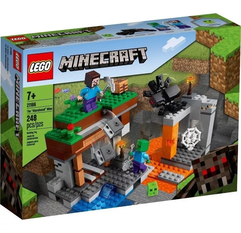 kit De Construcción Lego Minecraft La Mina Abandonada 21166