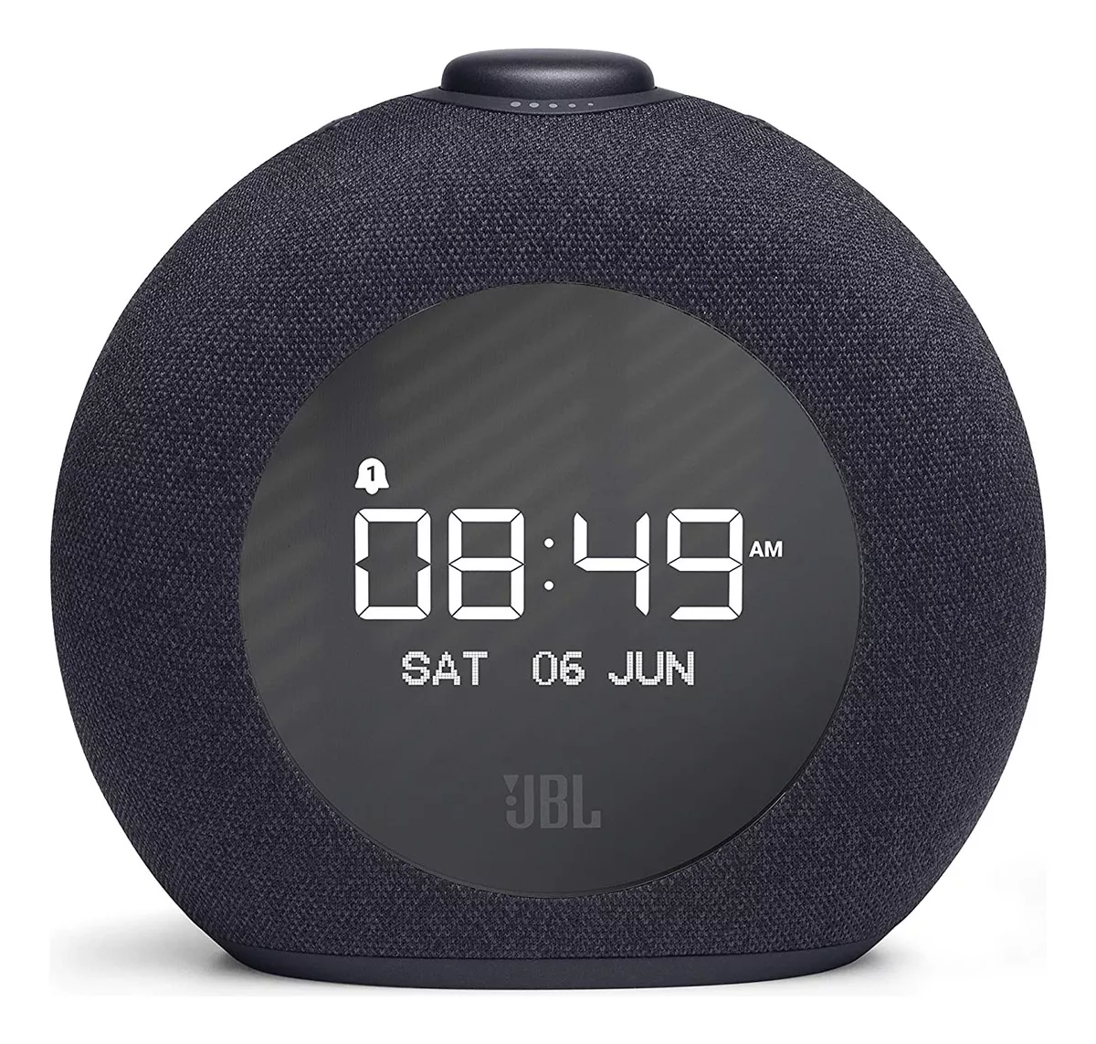Bocina Reloj Despertador Bluetooth Radio Fm Jbl Horizon 2 color Negro