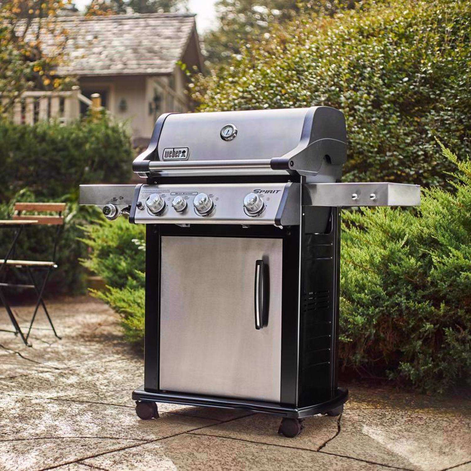 Weber Spirit SP-335 3 Burner Liquid Propane Grill acero inoxidable