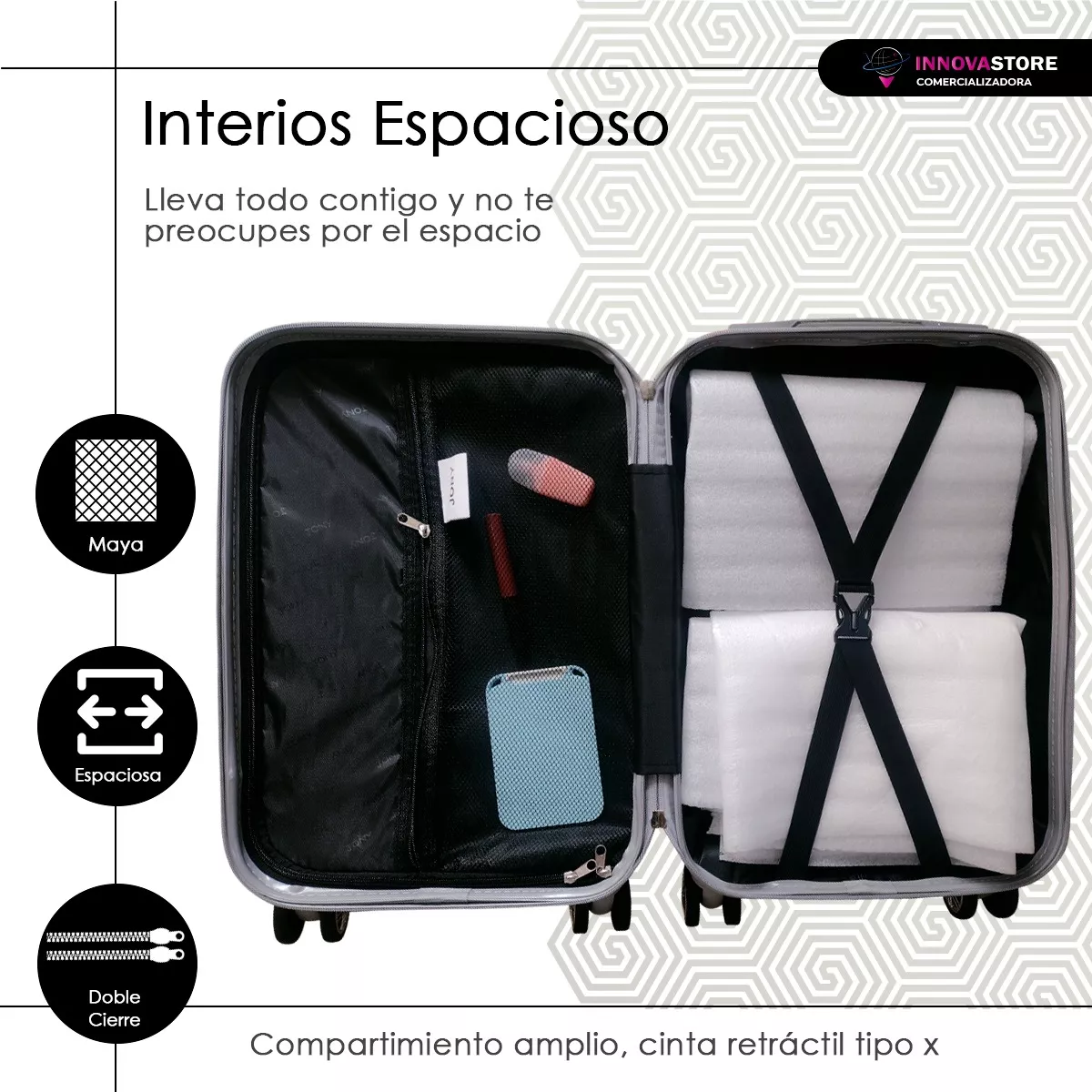 kit Viaje Maletas Avión 2pz 10kilos Ruedas 360 Set 20+20 Pul