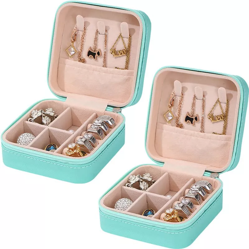 2pzs Joyero Alajero-caja De Almacenamiento De Joyas-alajeros