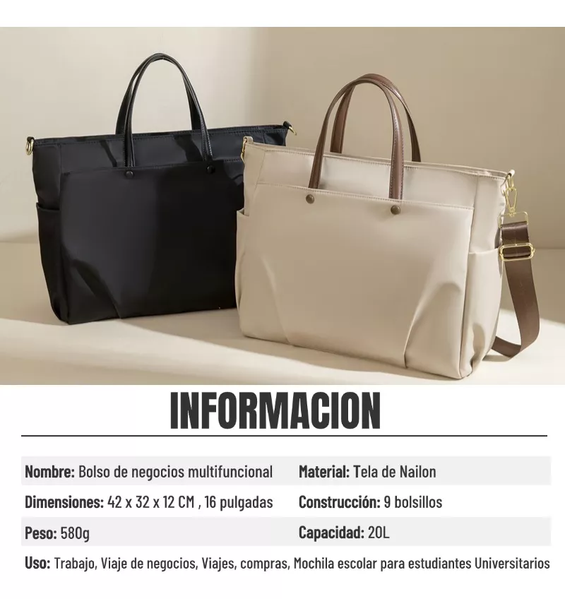Bolsa Para Laptop Mujer Maletin The Tote bolsa Bandolera 16in