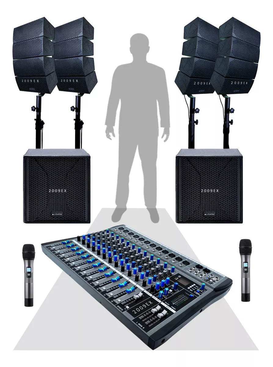 Equipo De Sonido Para Djs, Grupos Y Bandas kit Completo