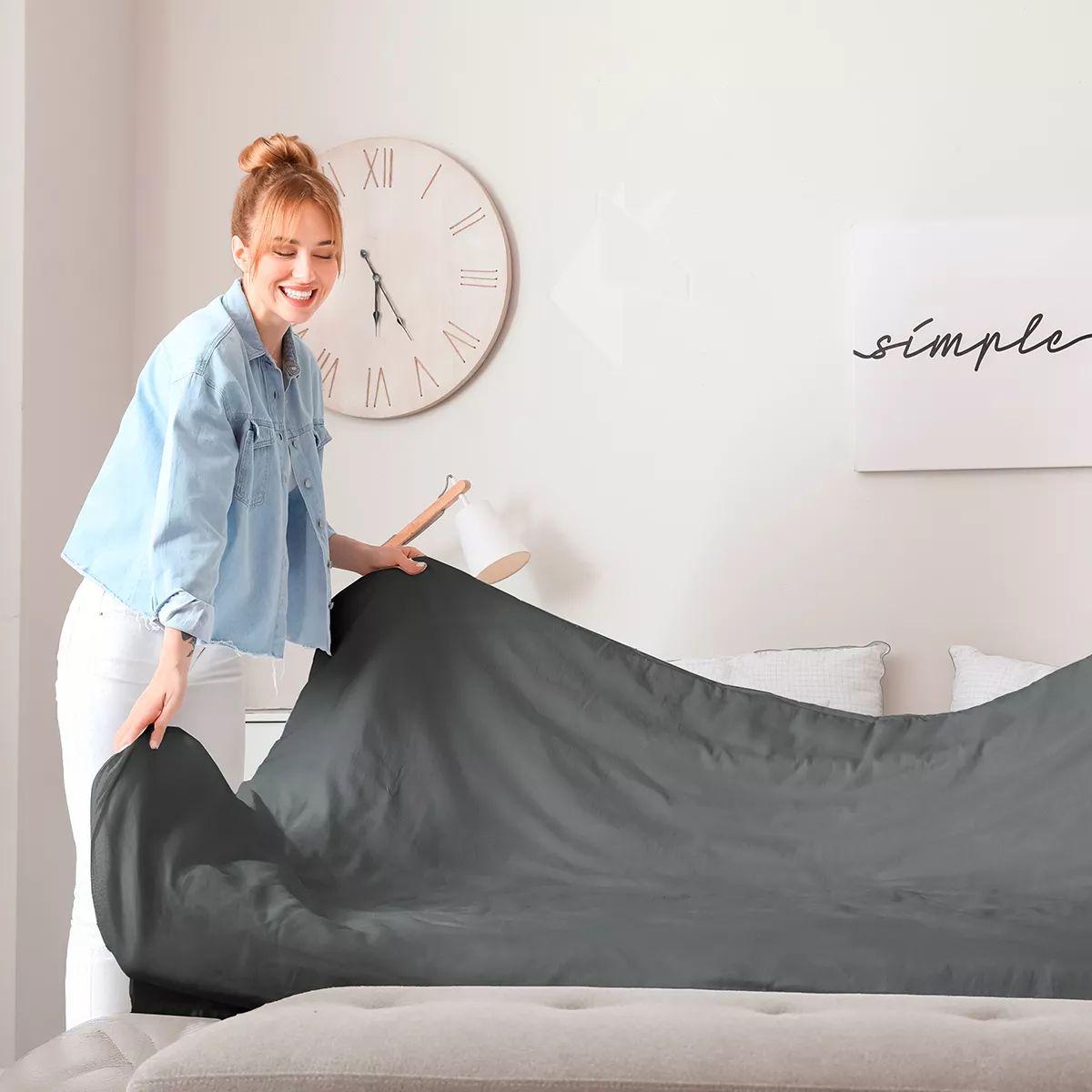 Edredon Con Juego De Sabanas Para Cama Matrimonial 6 Piezas