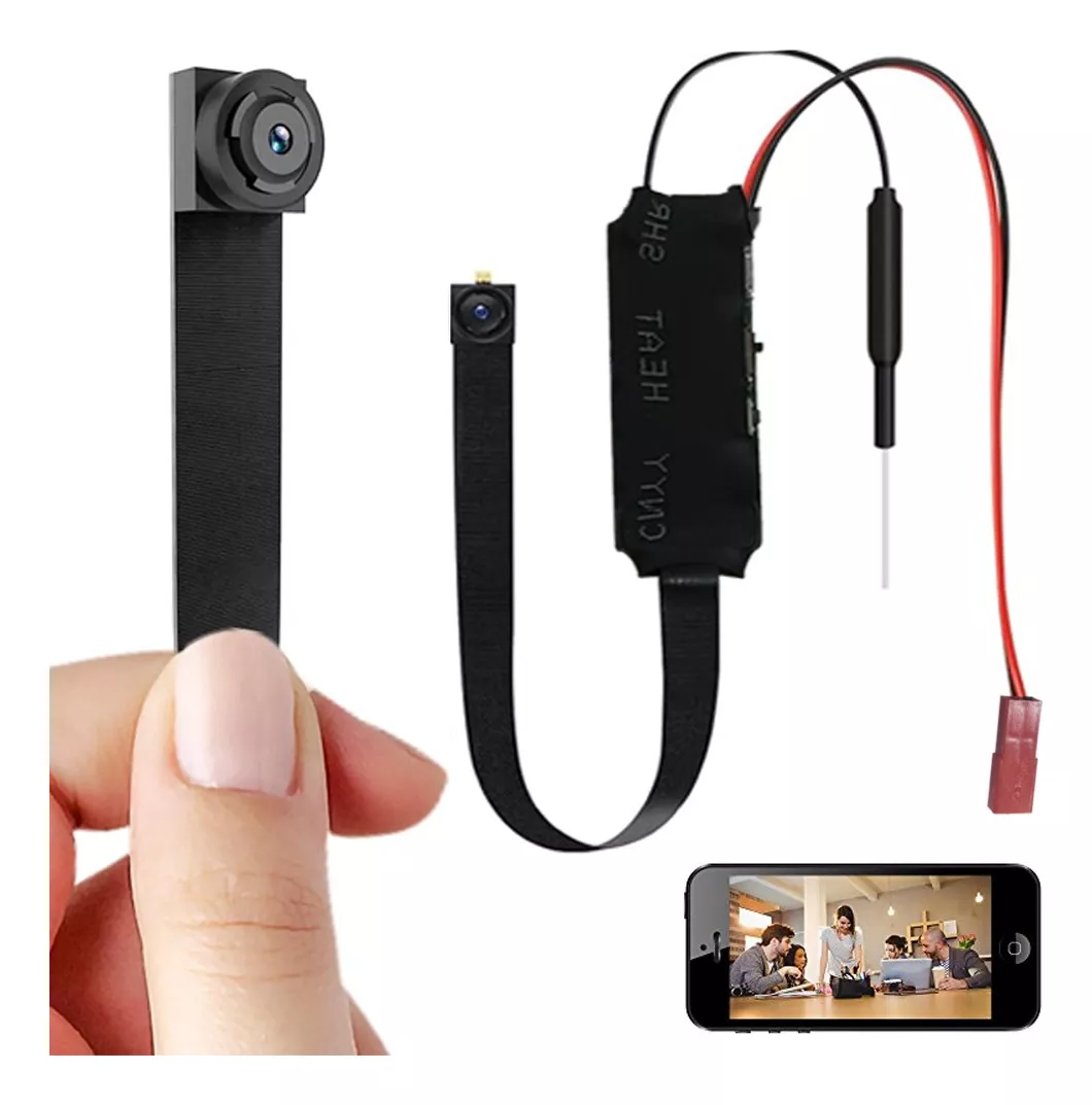 Camara Wifi de seguridad Espia 2.4 Ghz Bateria Recargable Microfono Potente 512 Gb De Memoria Micro Sd Video Full Hd C&aacute;mara Oculta Para Oficina Bateria De Larga Duraci&oacute;n 3500 Mah Comerliv 1080p