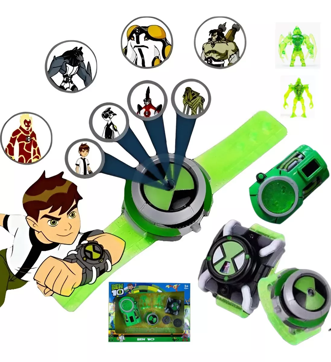 Reloj De Proyecci&oacute;n De Juguete Para Ni&ntilde;os Alien Force Ben10