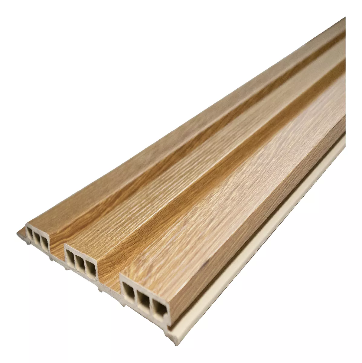 Lambrin Decorativo Panel Wpc Slim Interior 15 Piezas 8.5 M2