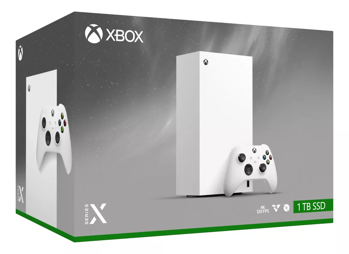 Consola Xbox Series X Edición Digital 1tb Ssd Robot White Blanco