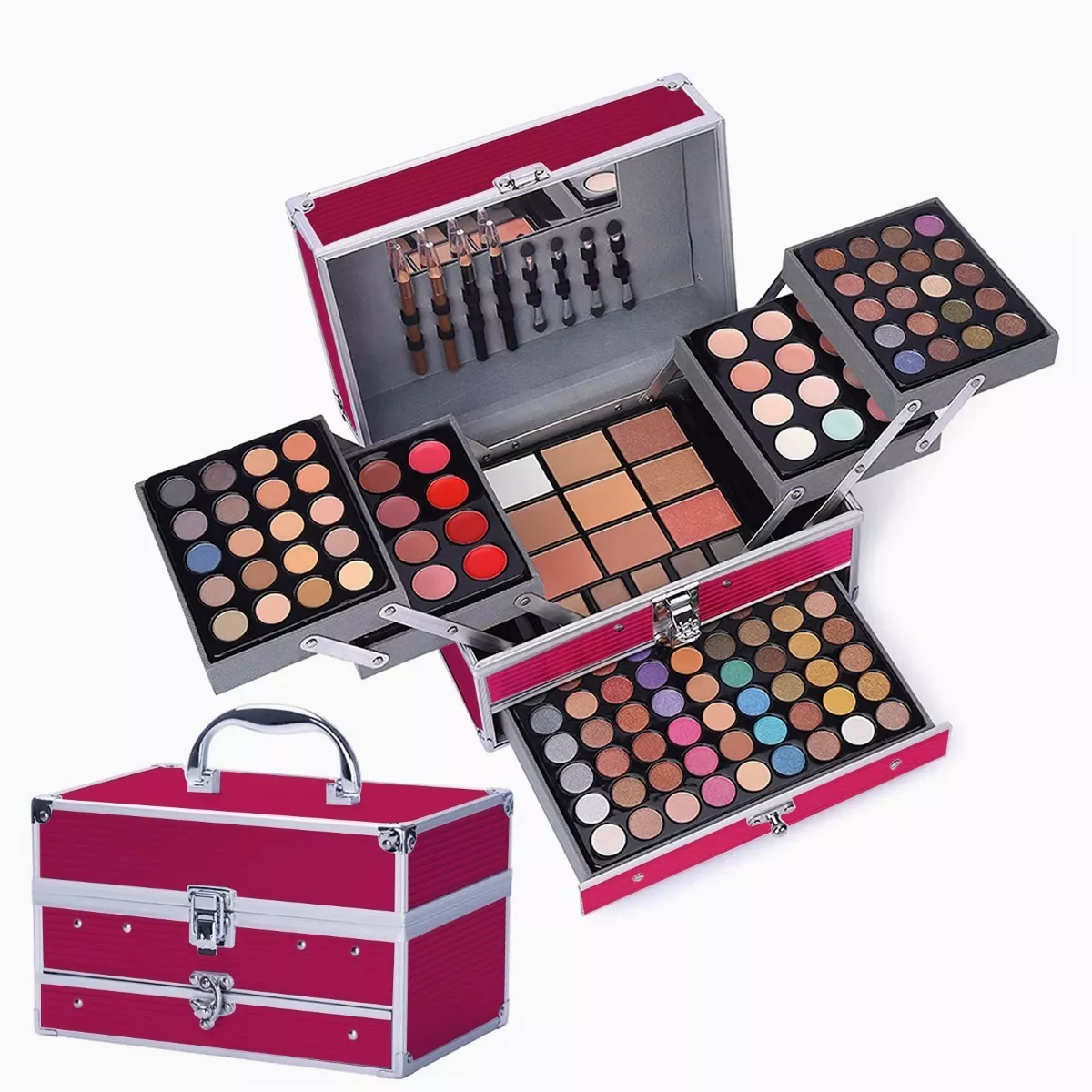 Miss Rose 190-kit De Maquillaje Para Maquillaje, Paleta De
