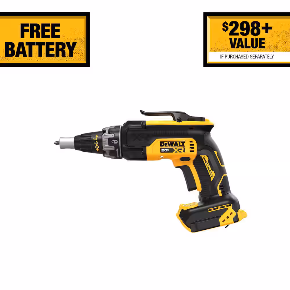 DEWALT XR 20V MAX Lithium-Ion Cordless Brushless Screw Gun (Tool Only) DCF630B