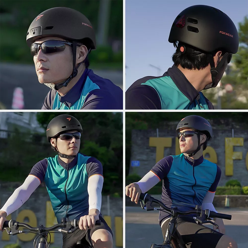 Foxwear Casco Inteligente Con Cámara 1080p Hd Para Bicicleta