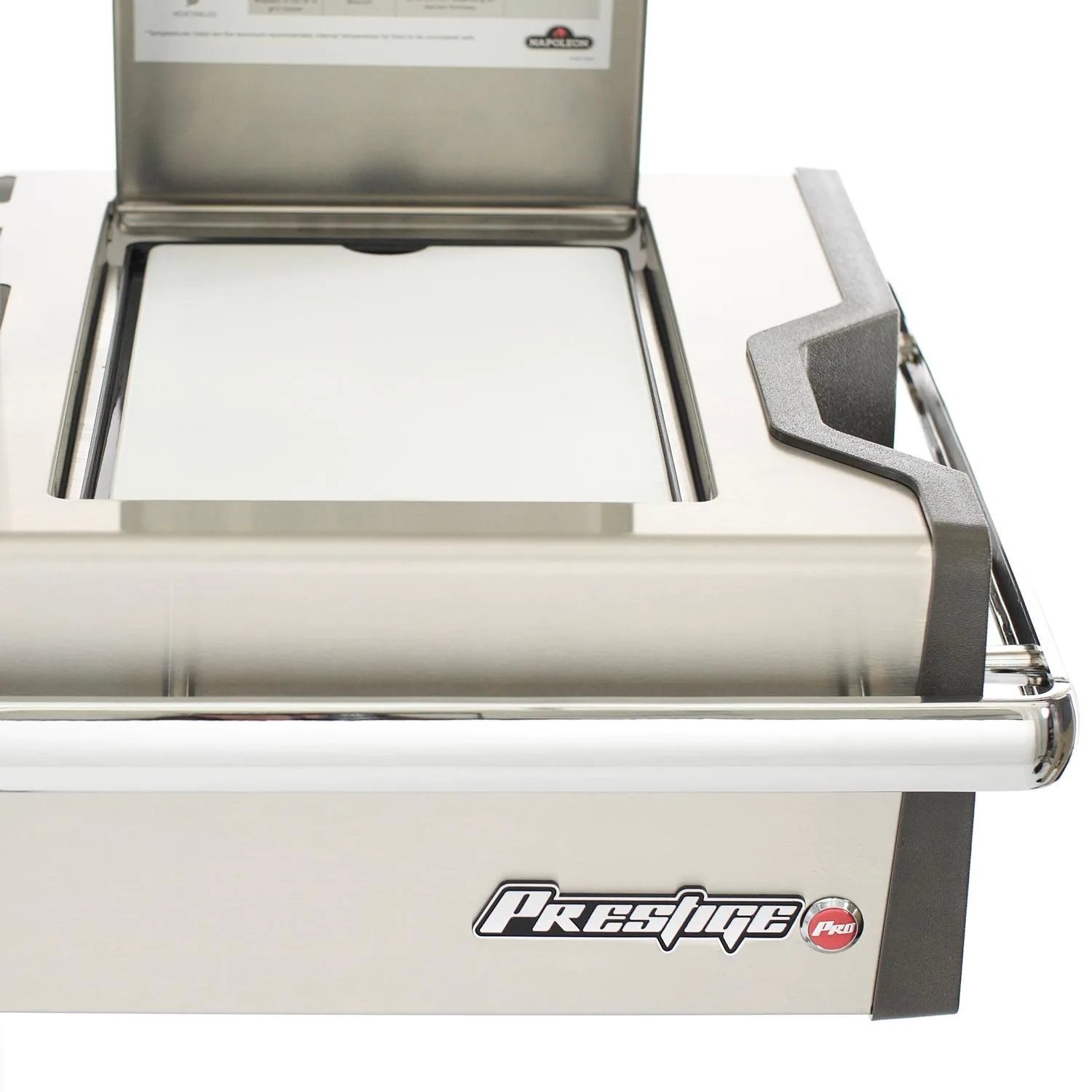 Parrilla de propano Napoleon Prestige PRO 500 con quemadores traseros y laterales infrarrojos y kit de asador-PRO500RSIBPSS-3