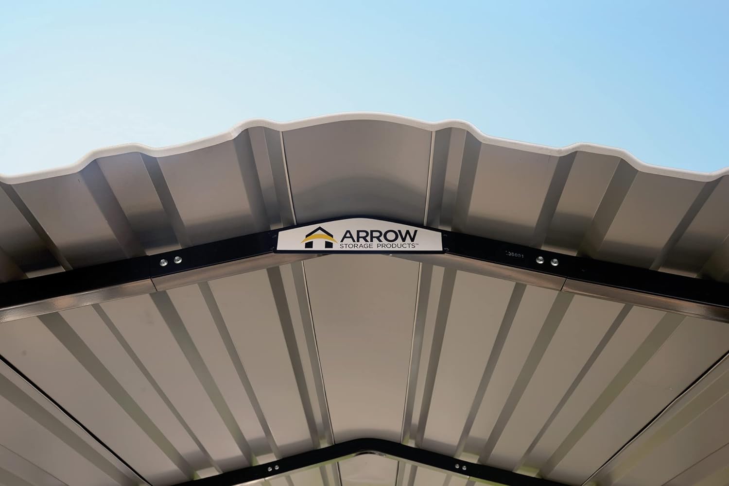 Arrow Refugio multiusos de metal de acero galvanizado resistente, sombra, cochera, 10 x 15 x 7 pies, 10' x 15' x 7'