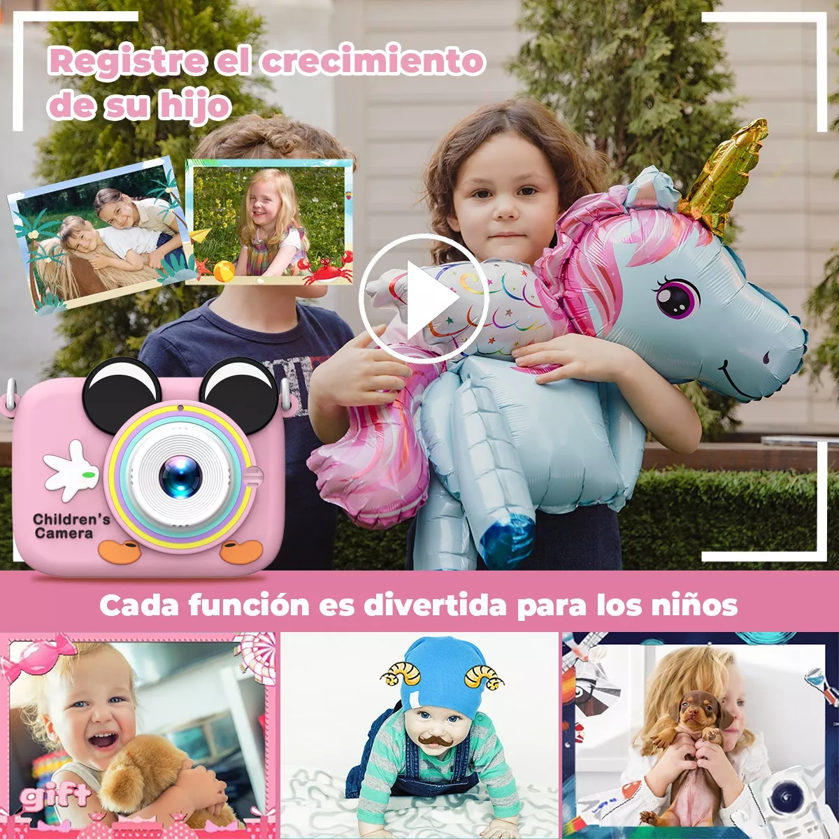 Camaras Para Niños Camara Digital Camara De Fotos Regalos