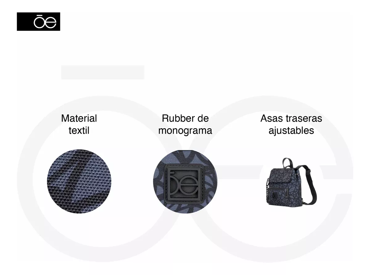 Mochila Mediana Cloe Para Mujer Solapa Con Cierre Magnético