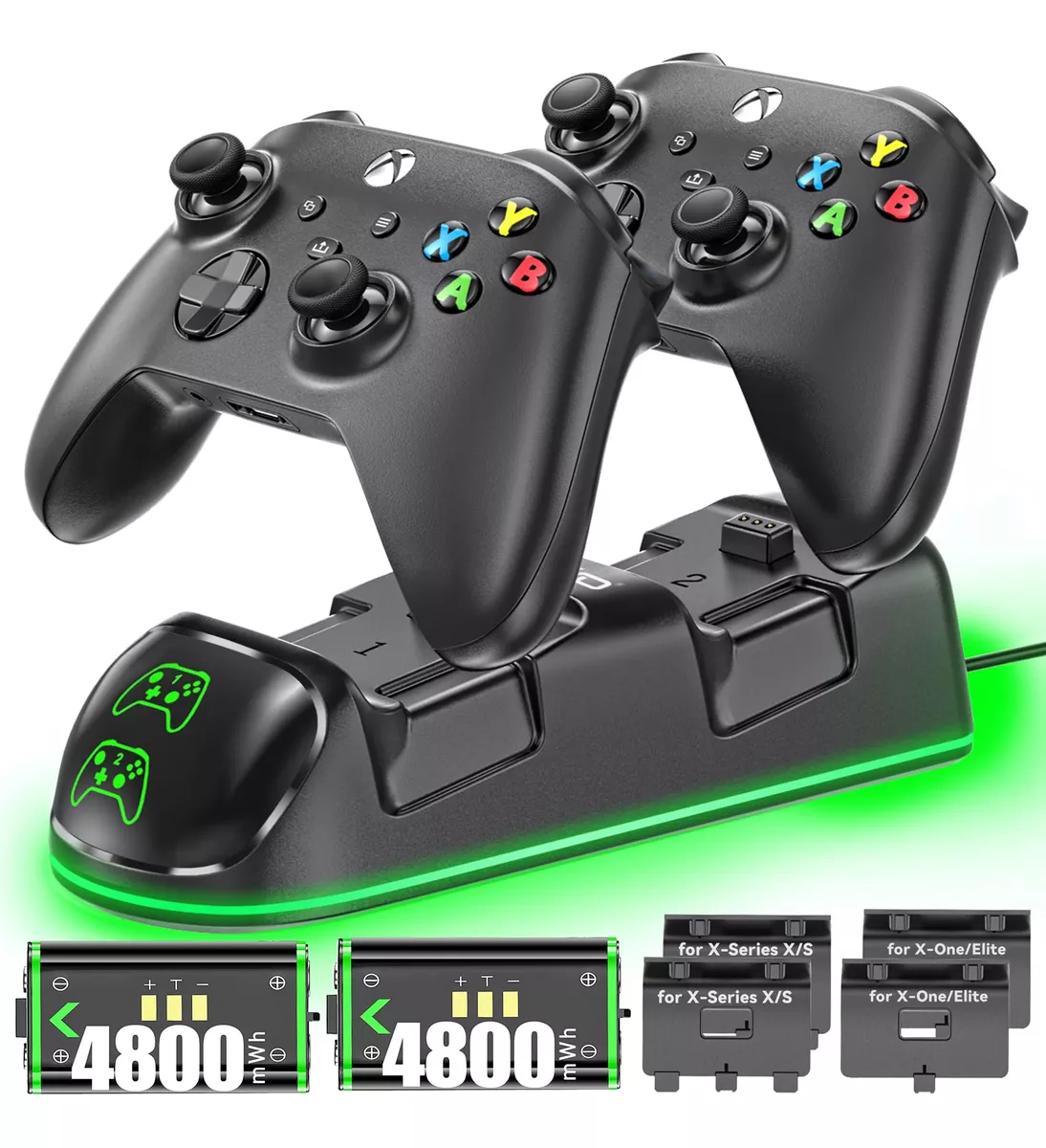 2 Cargadores De Bater&iacute;a Para Xbox One/xbox Series