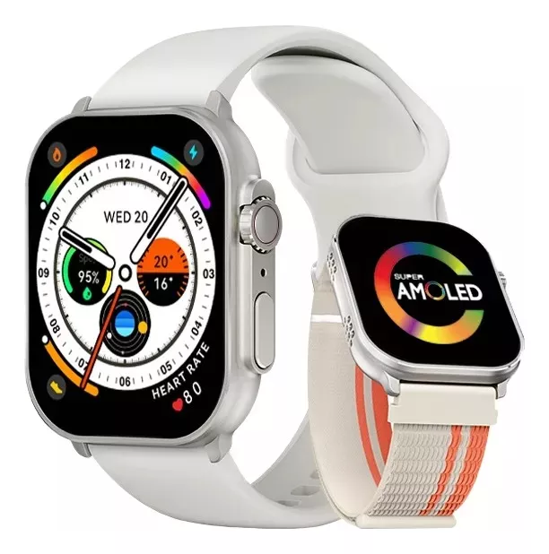 Smartwatch Reloj Inteligente Bluetooth Llamada Filwans Gts 2.01 Amoled Pantalla Mujer Hombre Smartwatch color Negro