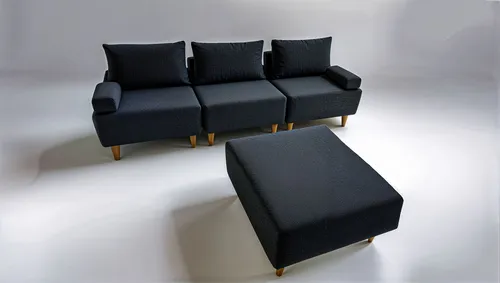 Sala Sillón Modular L Esquinera Sofá | 3 Sillones + Taburete