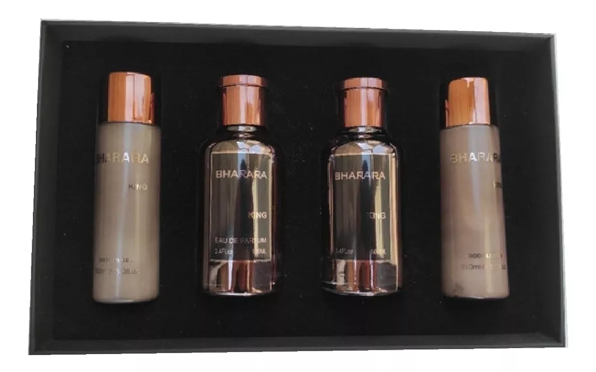 Perfume Bharara King 100ml Edp + Sg + Bl + Como Conjunto