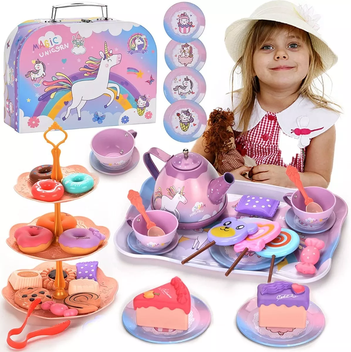 Juguete De Cocina Juego De Té Para Niños Fiesta Del Té Niñas