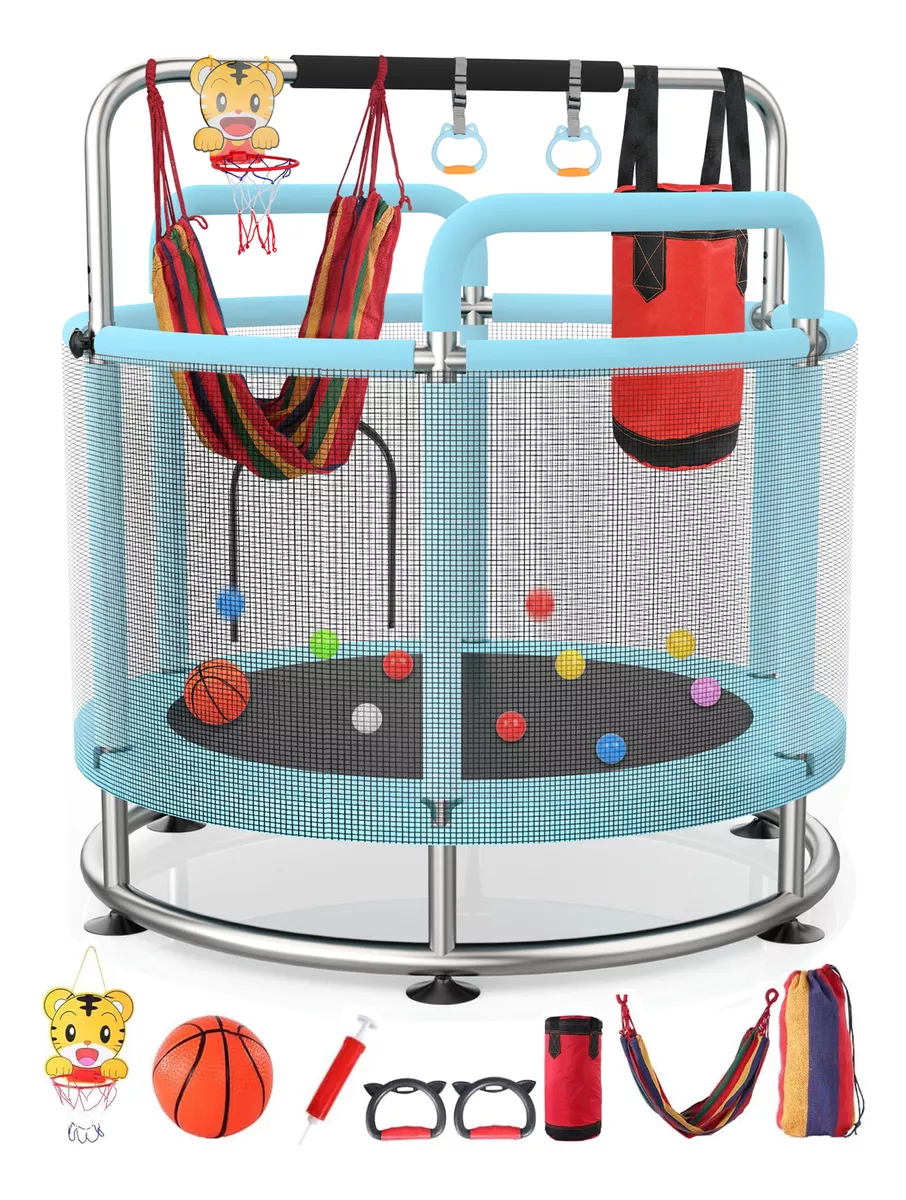 Trampolin Para Niños Tumbling Resortes Seguridad Brincolin