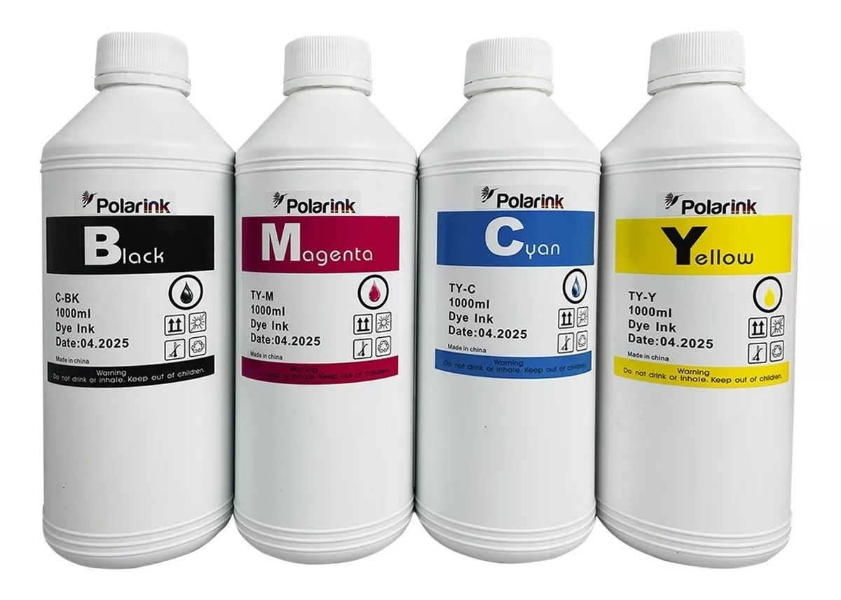 kit 4 Litros De Tinta Compatible Con Hp Epson Brother Canon
