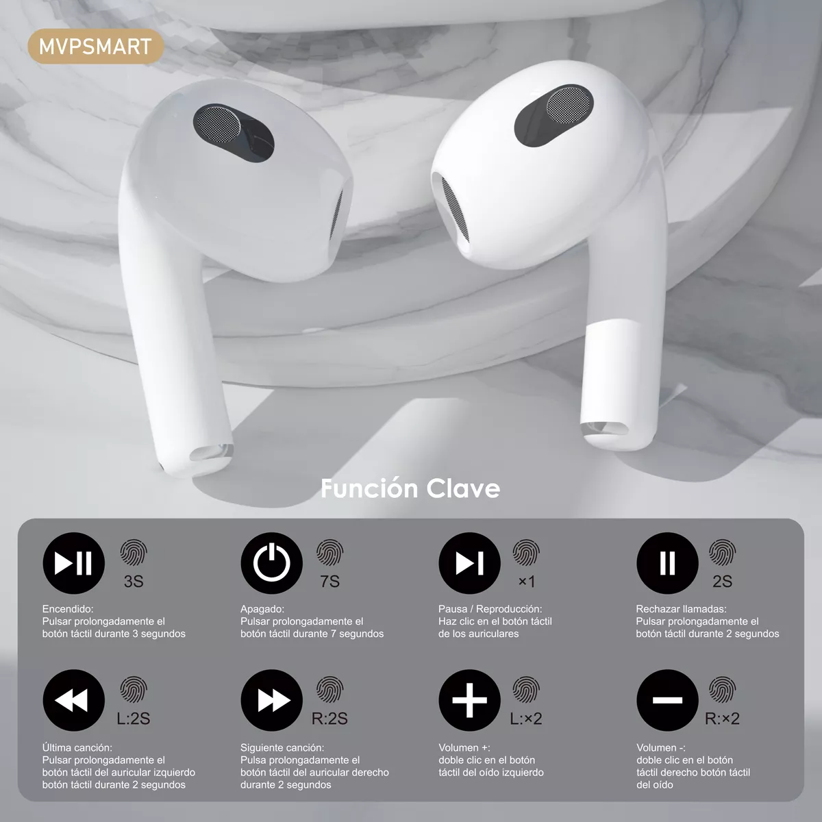 Audífonos Bluetooth Oem Compatible iPhone Xiaomi Android Cre