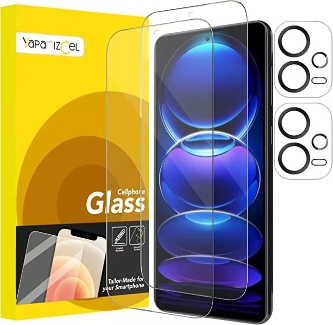paquete 2 Unidades Mica Cristal Templado + 2 Micas Para Cámara
