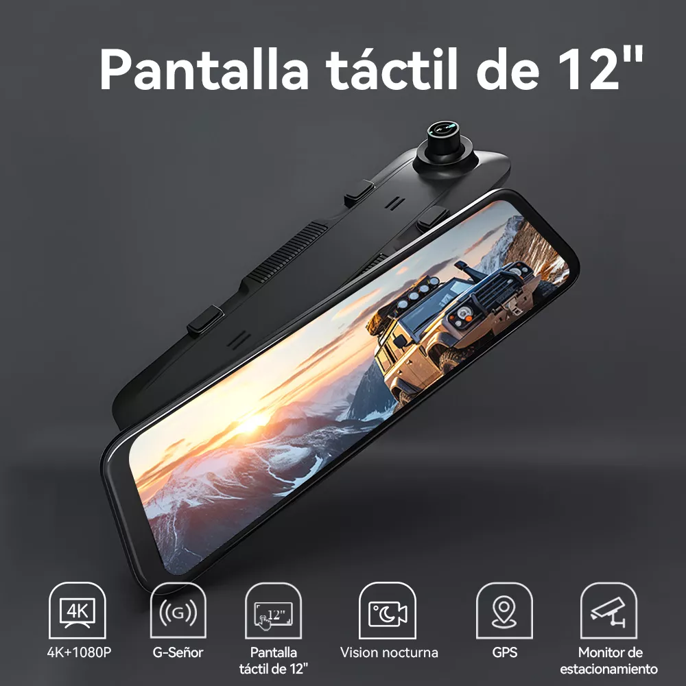 Wolfbox Cámara Para Automóvil G850 4k Hd Dashcam Gps