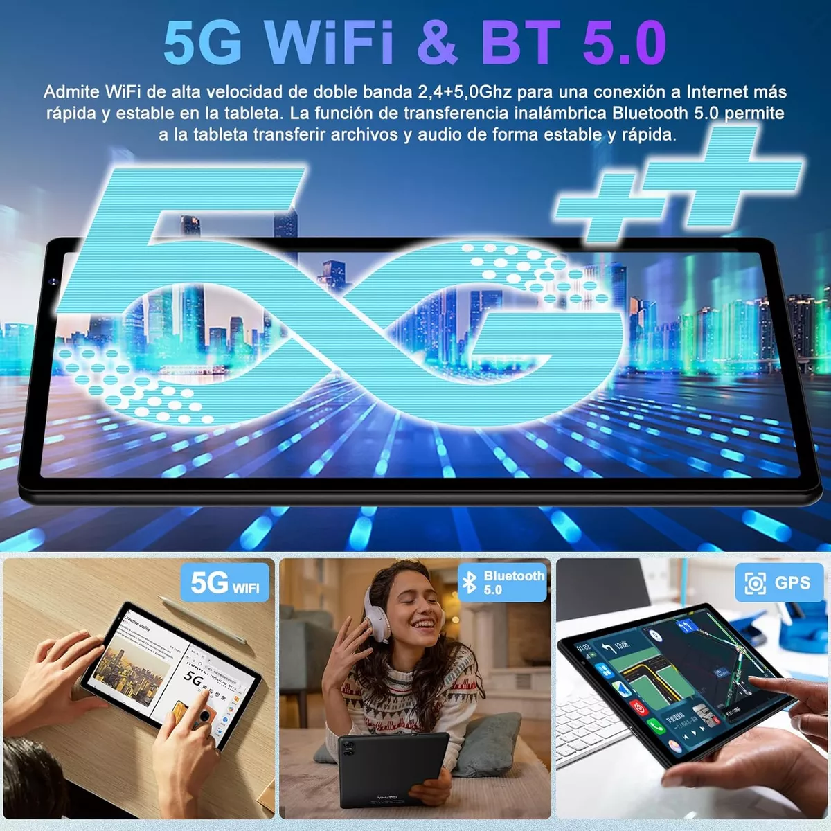 Android 14 Tablet 20+128gb 5g Economicas Tablets Con Teclado