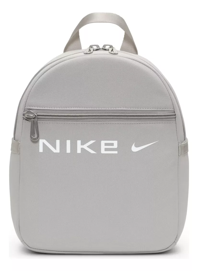 Minimochila Mujer (6 L) Nike Sportswear Futura Fz2474-014 color MENA DE HIERRO CLARO/MENA DE HIERRO CLARO/BLANCO