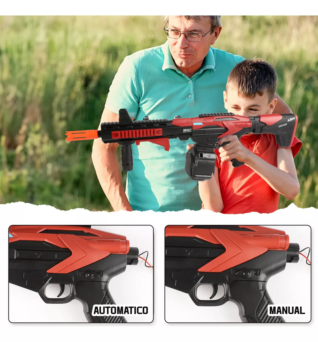 Pistola De Juguete De Hidrogel Eléctrica Regalo Para Niños
