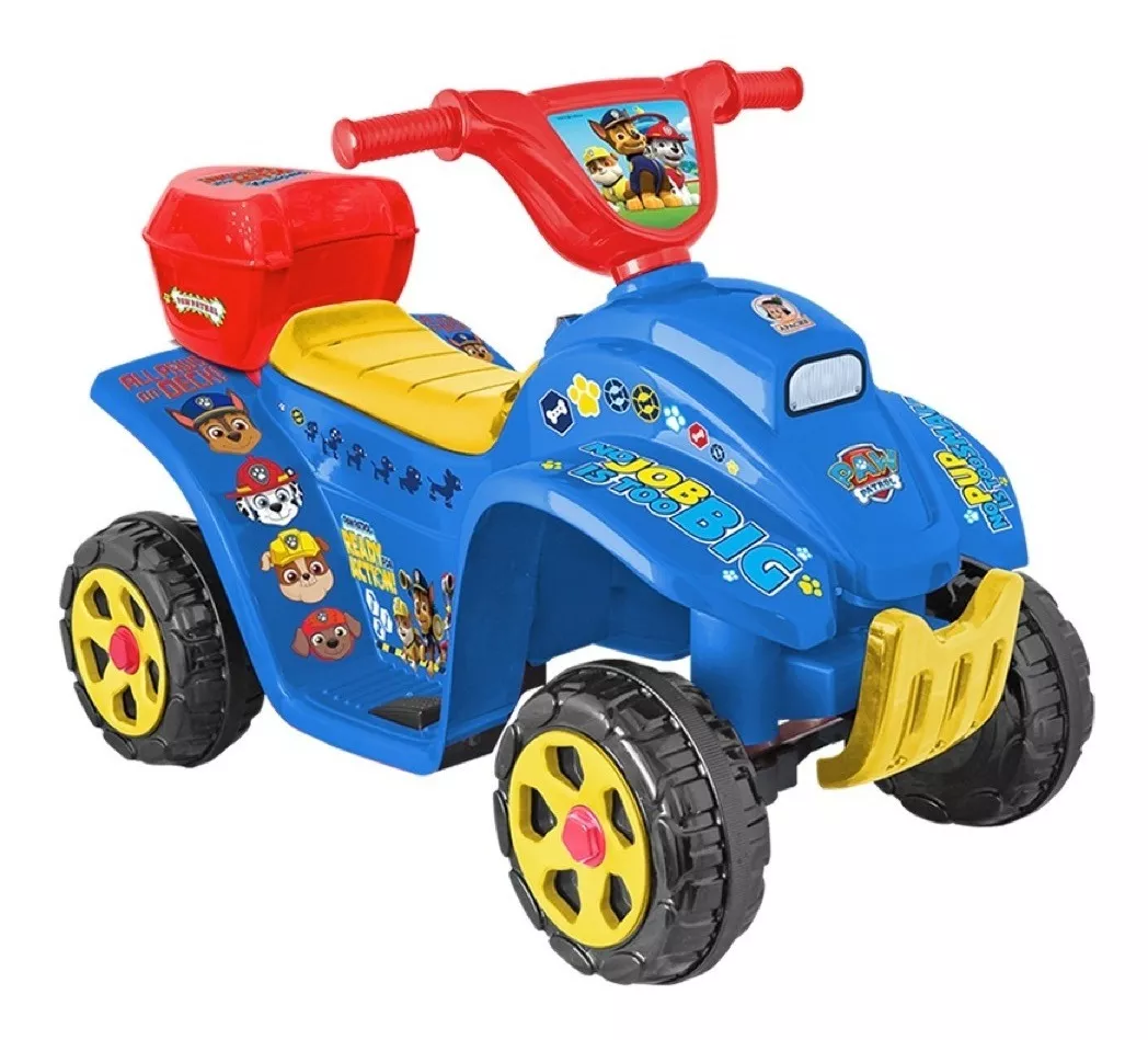 Apache Moto El&eacute;ctrica Ni&ntilde;o Paw Patrol 6v Envio Gratis color Azul