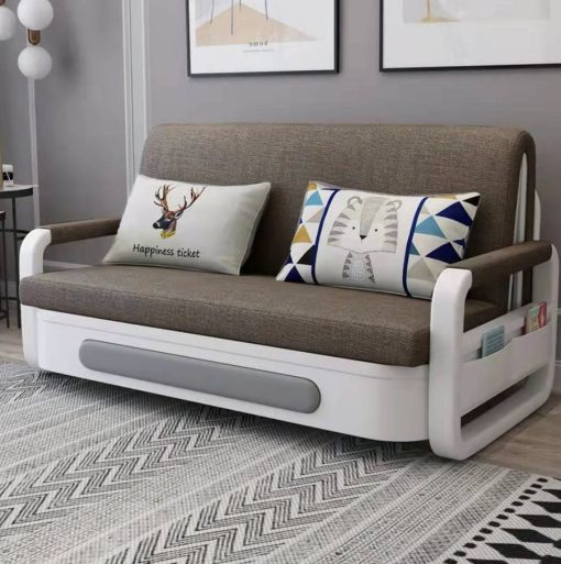 Sofá cama plegable multifuncional-ahorra espacio-lavable-látex suave