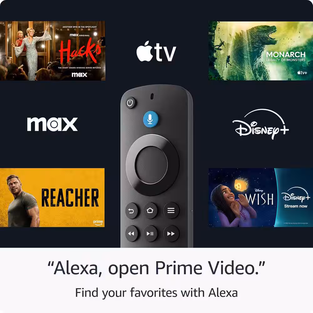 Amazon Fire TV Stick HD, free y live TV, Alexa Voice Remote, Smart Controls, HD streaming-Black B0CQMRKRV5